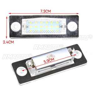 2x Lámpara de luz de matrícula de 18 LED para VW Caddy Transporter T5 Passat Golf Touran Jetta para Skoda - Product Image 6