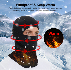 Sturmhaube mit Individuellem Logo im Modischen Design, Thermofleece-Druck, Gesichtsmaske, Skimaske für Skifahren, Radfahren, Motorradfahren und Outdoor-Sportarten - Product Image 3