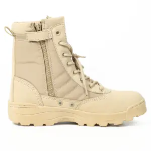 Wholesale Outdoor Hiking Combat Boot Leather Tactical Boots Combat Black Men's Desert Boots