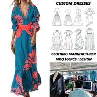 Produsen Gaun Wanita Kustom Pabrik Garmen OEM Label Pribadi Desain Khusus Dari Sketsa Hingga Sampel Produksi Massal Cina