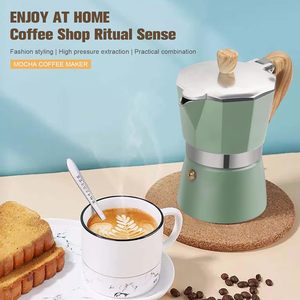 Cafetera Moka Clásica Estilo Italiano de 1/3/6/9/12 Tazas, de Aluminio Pulido, para Estufa, con Tapa y Aislamiento Térmico - Product Image 2