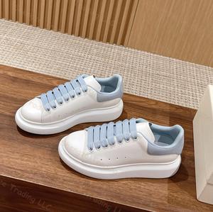 Luxury Designer Women's High Top Loafers <b>Platform</b> Walking Shoes Lace-Up Sneakers Cushioning Genuine Leather Upper Summer - Product Image 3