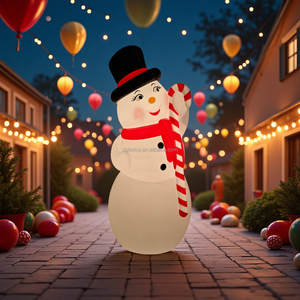 Adornos Navideños de Muñeco de Nieve, Moldes de Plástico PP, Estatuas de Muñeco de Nieve Navideño, Decoraciones Creativas para el Hogar y las Fiestas - Product Image 4