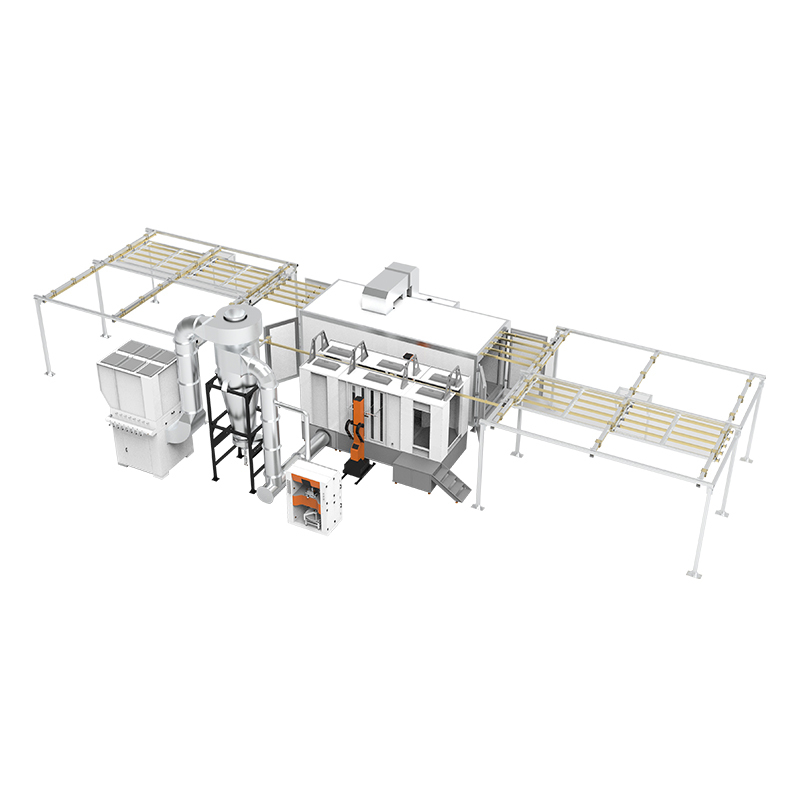 Semi Automatic Powder Coating Paint Line