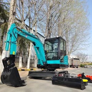 FREE SHIPPING China New Mini Excavators Use Kubota/Yanmar Engine Small Digger Micro Excavator 1 ton Machine Prices For Sale
