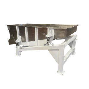 Machine de tamisage vibrant linéaire ZHONGNUO avec deux moteurs vibrants, en acier inoxydable, haute capacité 10kg-5T/h, pour sablage, granulats et minerai - Product Image 6