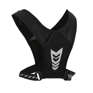Black Breathable Reflective Workout Custom Adjustable Training and <b>Running</b> Mesh <b>Vest</b> Chest <b>Phone</b> Holder with Pockets Bottle Hold - Product Image 5