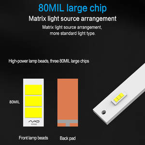 Kit de Conversion d'<span class=keywords><strong>ampoule</strong></span> de phare de voiture LED U9, 2 pièces, H4 Hb4, LED 9005 H11 <span class=keywords><strong>H7</strong></span> - Product Image 3