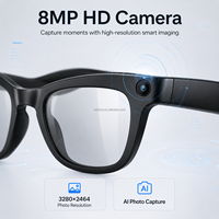 Caméra oculaire sans fil Wistino 8MP HD, vision nocturne couleur, enregistrement vocal, lunettes intelligentes avec caméra