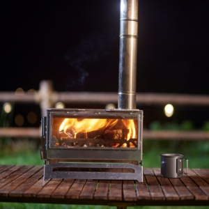 Estufa Portátil de Acero Inoxidable para Exteriores, de Leña Seca, con Regulador de Humo, para <span class=keywords><strong>Camping</strong></span> y Cocina en Todas las Estaciones - Product Image 4