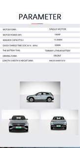 Mercedes B-e-n-z EQA modello 2025 5 porte 5 posti SUV nuova auto cinese SUV elettrico - Product Image 6