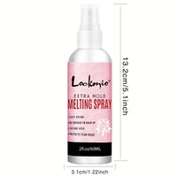 Spray de fusion pour perruques 60 ml en gros, marque privée, fixation rapide sans colle, tenue extrême et résistant à l'eau