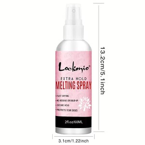 All'ingrosso 60ml Private Label di fusione Spray per parrucche colla veloce meno merletto di fusione Spray estrema tenuta e impermeabile - Product Image 3