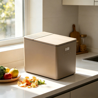 Composteur électrique de grande capacité 4L, composteur intelligent sans odeur pour les déchets alimentaires, machine à compost pour les déchets alimentaires de cuisine, éliminateur de déchets alimentaires
