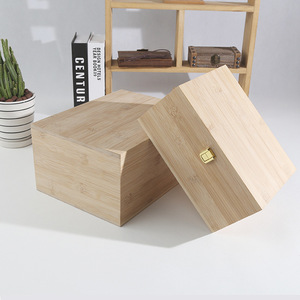 กล่องใส่เครื่องประดับไม้ไผ่ 22x12x12 ซม. แบบฝาพับ สำหรับจัดเก็บบนโต๊ะ - Product Image 1