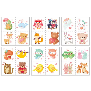 Autocollants de <span class=keywords><strong>tatouage</strong></span> temporaire imperméables pour la Saint-Valentin Vente en gros - Product Image 3
