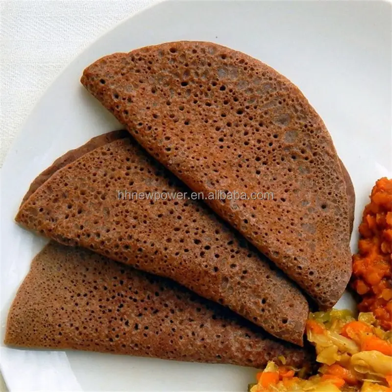 ฤดูใบไม้ผลิม้วนห่อแป้งซาโมซ่าแผ่นแพตตี้ห่อไข่เอธิโอเปียเอธิโอเปีย Injera ขนมปังเครื่องทํา