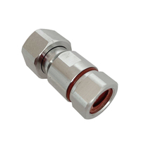 4.3/10 Mini-DIN-Stecker Gerade HF-Verbinder Klemme für 1/2 Superflexibles Feeder-Kabel 1/2 SF Koaxialkabel-Steckverbinder