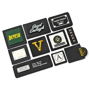 Mode Hoge Kwaliteit <span class=keywords><strong>Jeans</strong></span> Label Custom Merk <span class=keywords><strong>Logo</strong></span> Reliëf Lederen Label Maker - Product Image 5