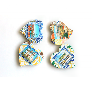 Nam Châm Tủ Lạnh Lưu Niệm Hình Trái Tim Gốm Đặt Làm Giá Rẻ - Product Image 4