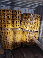 Cadenas de Acero para Excavadoras de 37 a 51 Eslabones, Cadena de Tren de Rodaje para Excavadoras, Eslabones de Cadena Lubricados para Tractores de Orugas