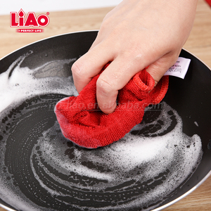 Qianliao — chiffons en microfibre, lot de <span class=keywords><strong>4</strong></span>, polyvalents, pour le nettoyage ménager et le bureau - Product Image 2