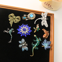 Broche vintage, broche nœud papillon libellule, broche émail animal mignon, idéale pour accessoires vestimentaires, chapeaux, bijoux tendance