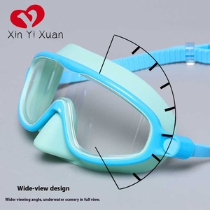 Children's <b>large</b>-<b>frame</b> nose-shaped swimming goggles, water-resistant, anti-fog, anti-ultraviolet,factory direct sale - Product Image 2