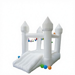 Château <span class=keywords><strong>gonflable</strong></span> miniature blanc très populaire pour la maison - Product Image 3