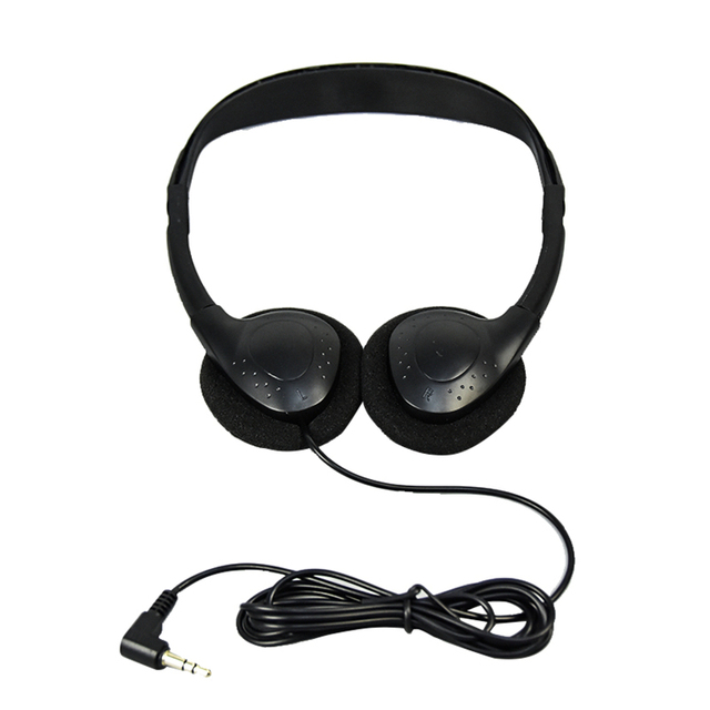 High Quality 3.5MM 1.2M in Ear Headphone Material PVC TPE Headphones Wired