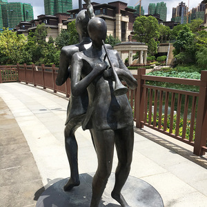 Escultura de Resina Moldeada a Medida, Decoración de Jardín para Exteriores, Diseño Artístico Tradicional, Montaje en Suelo, Paquete de una Sola Pieza - Product Image 2