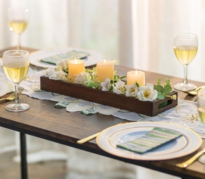 Offre Spéciale pot de fleurs <span class=keywords><strong>rectangulaire</strong></span> en <span class=keywords><strong>bois</strong></span> simple pour la décoration intérieure de la maison et du jardin boîte de décoration élégante de pot de fleurs - Product Image 4