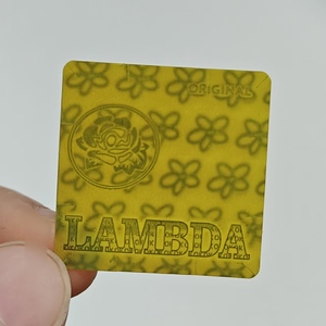 Customized PET Anti-fake Golden Silver Holographic 3D Laser Sticker with Rainbow Effect for Consumer Electronics - Product Image 6