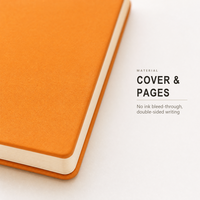 Carnet à couverture rigide en cuir PU et tissu personnalisé avec logo, format A5, B5, A4, A6, journal, agenda pour le bureau, l'école, cadeau, papeterie