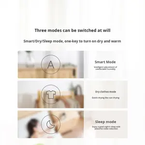 Déshumidificateur intelligent Xiao Mi Mijia 22L, absorbeur d'humidité, sécheuse d'air portable, sécheuse de vêtements, éliminateur d'humidité domestique CSJ0122DM - Product Image 2