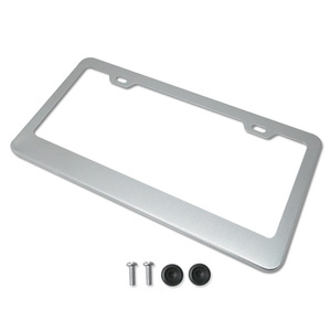 Cadre de plaque d'immatriculation personnalisé en acier inoxydable, support de plaque d'immatriculation standard américain pour voiture - Product Image 4