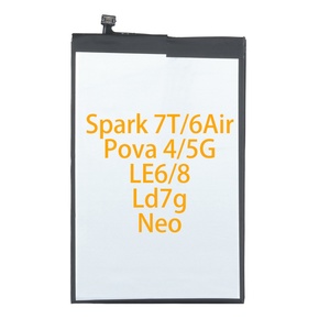Batería de Teléfono Móvil de 6000mAh Recargable de Litio para Tecno Spark 7T/6Air/Pova 4/LE6/8/Ld7g/Neo BL-58BT, Nueva y Original en Stock - Product Image 2