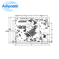 Motherboard Intel J1900 Dual Gigabit LAN Tegangan Lebar dengan Slot MSATA Mini PCIe SIM untuk PC Industri Tanpa Kipas