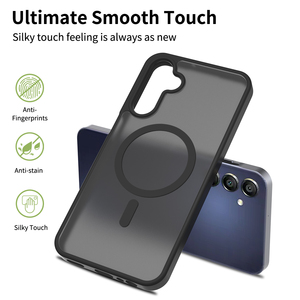 เคสโทรศัพท์แม่เหล็กสีด้านเคสป้องกันการกระแทกสำหรับ Samsung Galaxy A15ปกป้องผิวจากรอยนิ้วมือ - Product Image 3