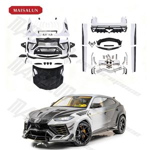 Nâng Cấp M Phong Cách Cơ Thể Kit Đối Với Lamborghini Urus Phía Trước Phía Sau <span class=keywords><strong>Bumper</strong></span> <span class=keywords><strong>Side</strong></span> Váy Mui Xe Chắn Chắn Gió Xả Lời Khuyên Sợi Carbon Xe <span class=keywords><strong>Bumper</strong></span> - Product Image 1
