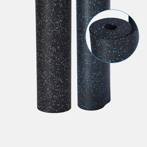 Revêtement de sol imperméable pour aire de jeux, rouleau de caoutchouc noir pour extérieur, tapis de sol en caoutchouc pour salle de sport au mètre carré - Product Image 6