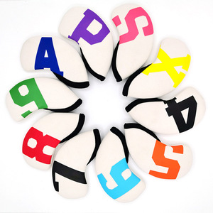 Housse de tête de club de golf en néoprène avec bande élastique, imperméable, motif imprimé, accessoires de golf - Product Image 2