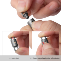 Portachiavi Utility rotazione portachiavi in titanio staccabile per esterni sgancio rapido accessori EDC utensili a mano