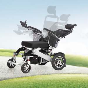 Nouveau <span class=keywords><strong>fauteuil</strong></span> roulant <span class=keywords><strong>électrique</strong></span> pliable en alliage d'aluminium léger 2026 pour personnes âgées et handicapées - Product Image 2
