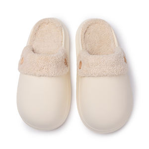 Nouveaux modèles pantoufles d'hiver blanches de haute qualité pour femmes <span class=keywords><strong>grande</strong></span> <span class=keywords><strong>taille</strong></span> 46 # sabots de fourrure d'intérieur unisexe Offre Spéciale chaussures bon marché 2023 - Product Image 5