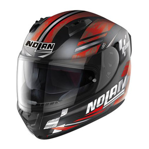 Casco Integrale Nolan N60 6 Nero Rosso Bianco Taglia S in Policarbonato per Moto - Product Image 1