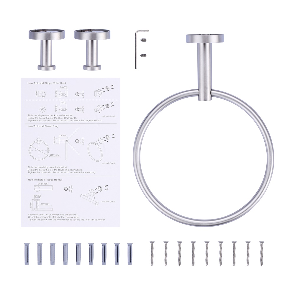 brushed nickel bathroom accessories