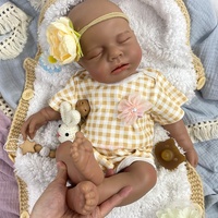 Poupée Bébé Reborn LouLou Réaliste 45cm en Silicone Platine de Source Directe Usine pour Magasins de Cadeaux, Détaillants et Achats en Gros