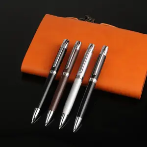 new new factory fast delivery Customized various color metal carving twist Executive ballpoint pens with logo printed