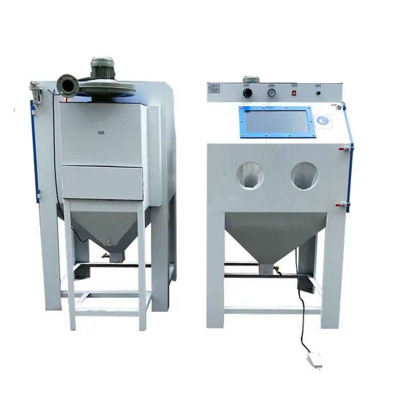 9060 Manual Dry Sandblasting Machine Acrylic Plastic Hardware Surface Sandblasting Processor Polishing Renovation Equipment